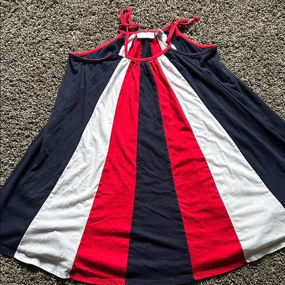The Children's Place Red, White, and Blue Casual Dress